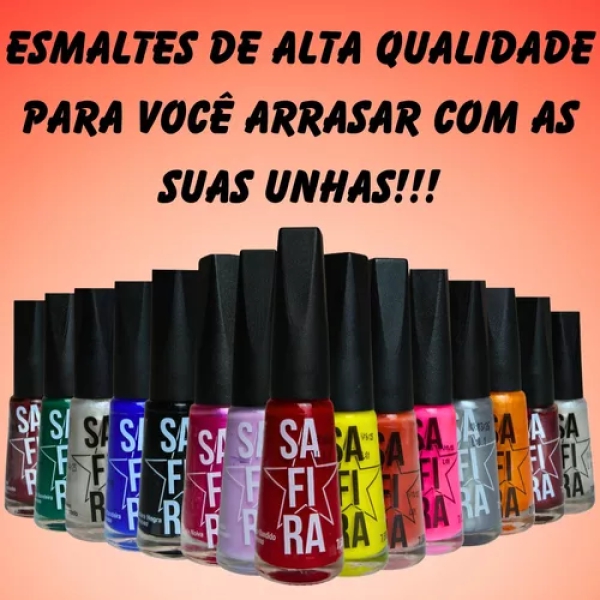 Kit Esmaltes Profissional Completo 44 Cores Atacado Exclusivo