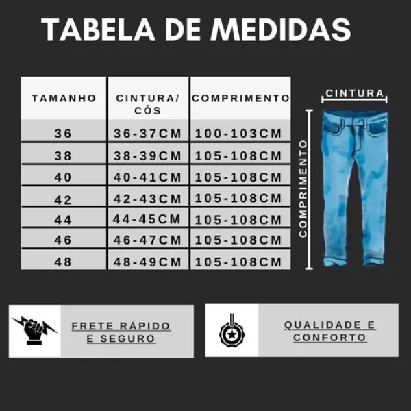 Kit 3 CalÃ§a Masculina Com Lycra Roupas Skinny Justa Premium