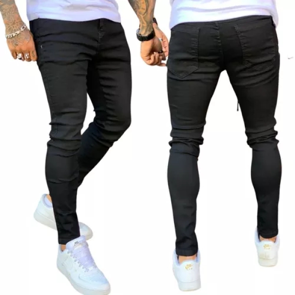 Kit 3 CalÃ§a Masculina Com Lycra Roupas Skinny Justa Premium