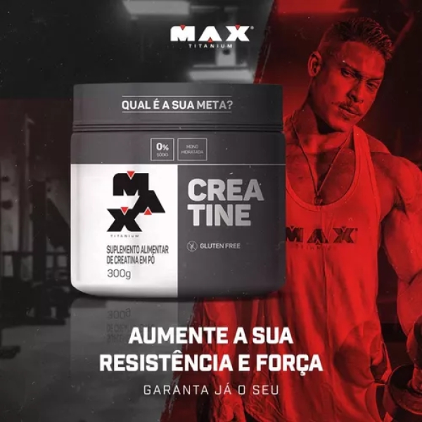 Suplemento em PÃ³ Max Titanium sem Sabor em Pote 3000mg