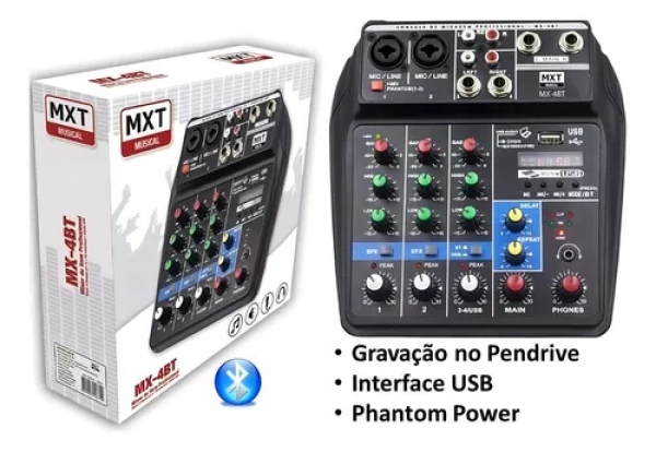 Console MXT MX-4BT de mistura 110V/220V